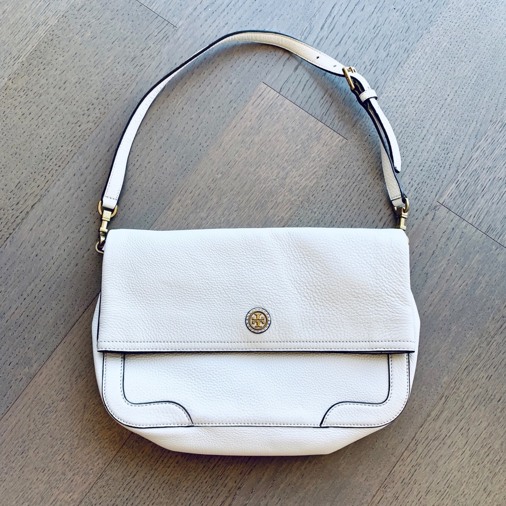⭐️TORY BURCH⭐️White Leather Shoulder Bad⭐️